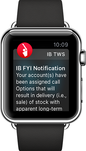 Interactive Brokers Apple Watch App